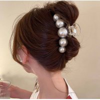 HA302 - Pearl Beaded Hair Clip